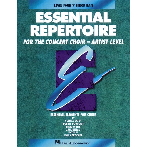 Essential Repertoire Concert Choir Ten B/Tch 