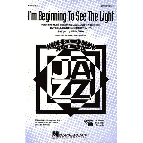 Im Beginning To See The Light SATB (Octavo)
