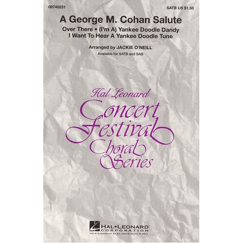 George M Cohane Salute Medley SATB