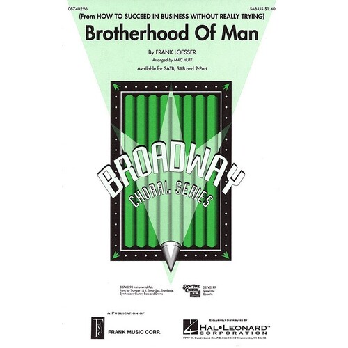 Brotherhood Of Man SAB Arr Huff