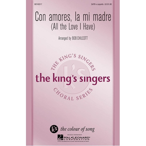 Con Amores La Mia Madre SATB (Octavo)