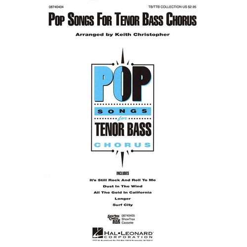 Pop Songs Tenor/Bass Chorus Tb/Ttb (Octavo)