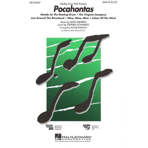 Pocahontas Medley SAB Arr Emerson