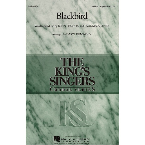 Blackbird SATB A Cappella (Octavo)