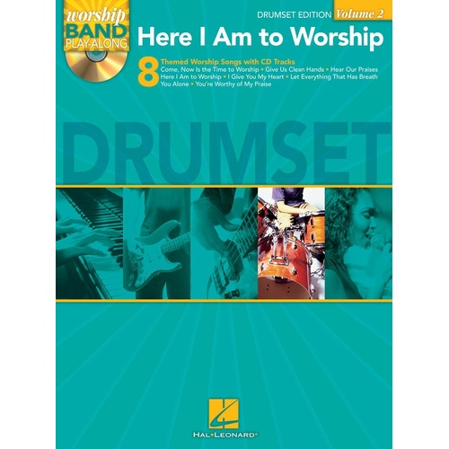 Here I Am To Worship Wbpa Book/CD V2 Drum Edition (Softcover Book/CD)