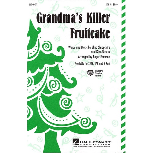 Grandmas Killer Fruitcake SATB Arr Emerson (Octavo)