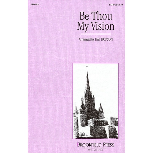 Be Thou My Vision SATB W/Piano/Org/C Instrumental Arr Hop (Octavo)