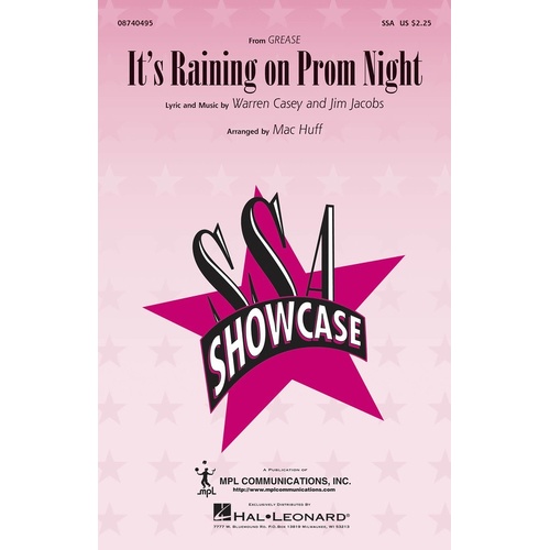 Its Raining On Prom Night SSA (Octavo)