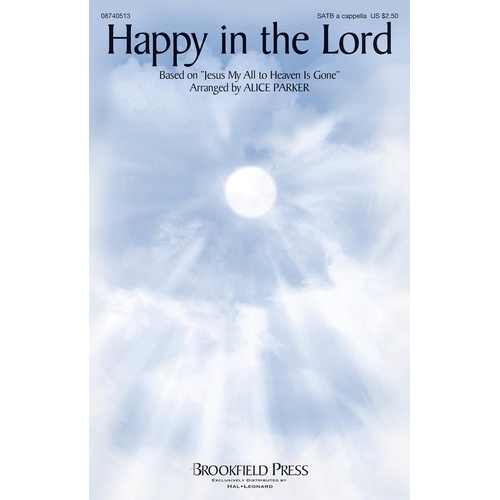 Happy In The Lord SATB A Capp (Octavo)