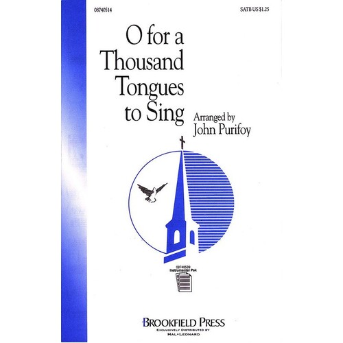 O For A Thousand Tongues To Sing SATB (Octavo)