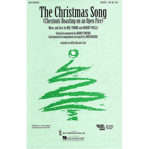 Christmas Song ShowTrax CD (Opt CHL Concert Band) (CD Only)