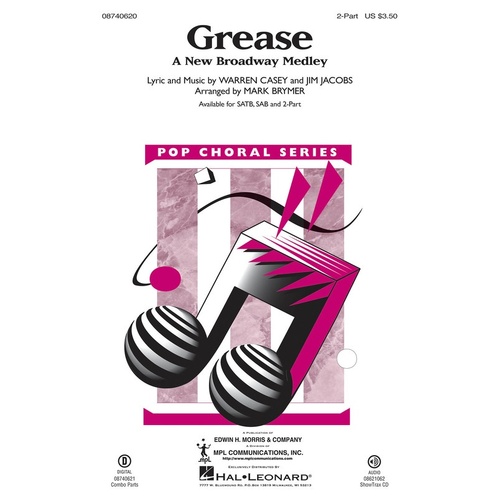 Grease New Broadway Medley 2Part (Octavo)