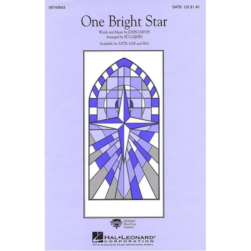 One Bright Star SATB Arr Lojeski (Octavo)