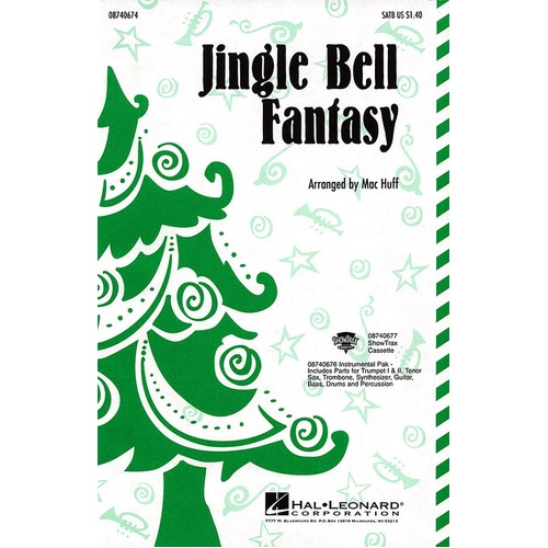Jingle Bell Fantasy SATB Arr Huff (Octavo)