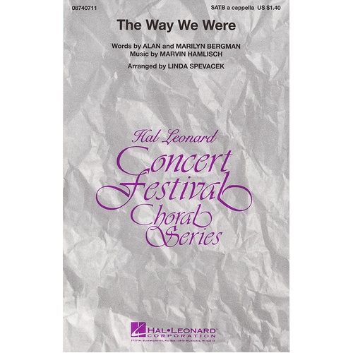 Way We Were The SATB A Capp (Octavo)