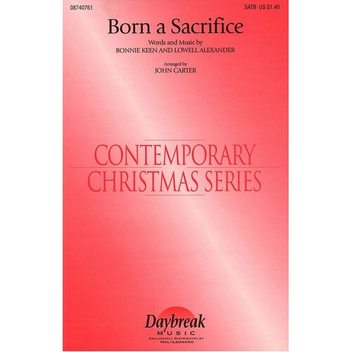 Born A Sacrifice   SATB