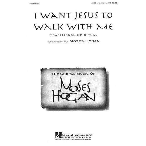I Want Jesus To Walk With Me SATB (Octavo)