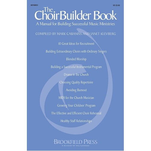Choirbuilder Book (Softcover Book)