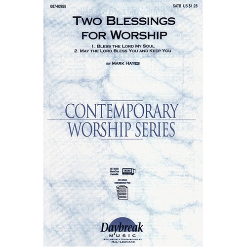 Blessings For Worship 2 SATB (Octavo)