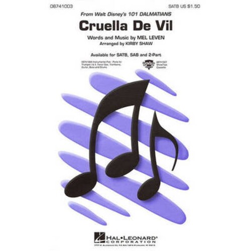 Cruella De Vil SAB Arr Shaw