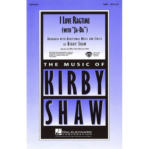 I Love Ragtime With Ja Da SATB