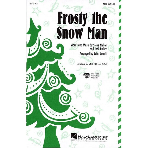 Frosty The Snow Man SATB (C/R)
