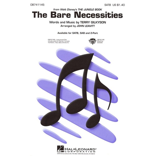 Bare Necessities SAB (Octavo)