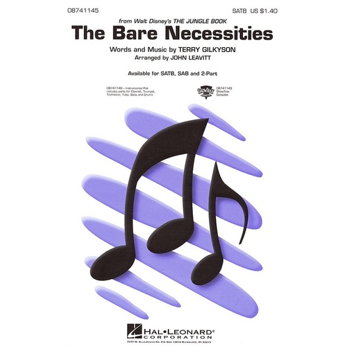 Bare Necessities ShowTrax Cass (CD Only)