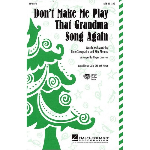 Dont Make Me Play That Grandma Song SATB