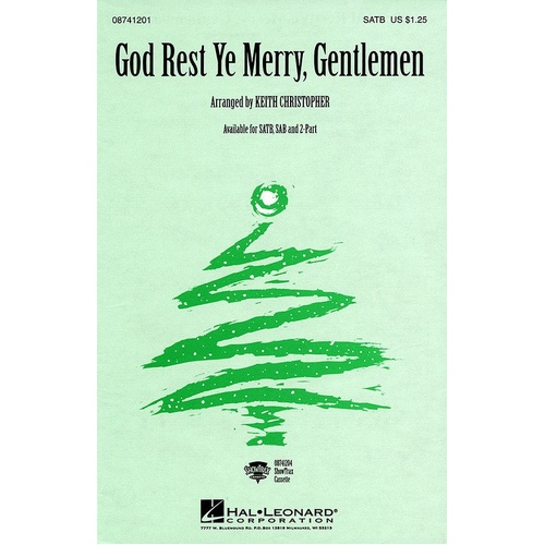 God Rest Ye Merry Gentlemen SATB (Octavo)