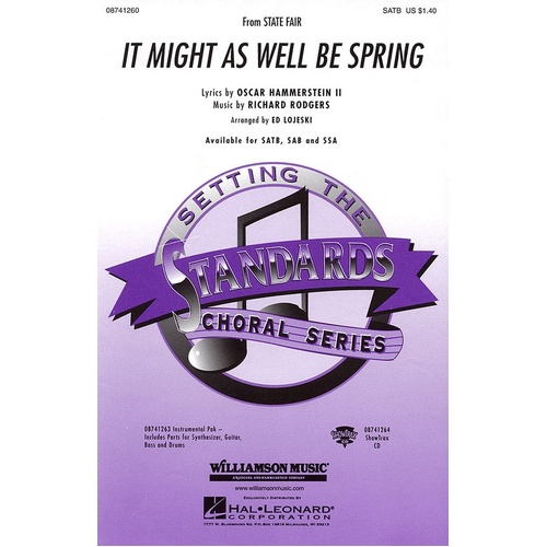 It Might As Well Be Spring ShowTrax CD (CD Only)