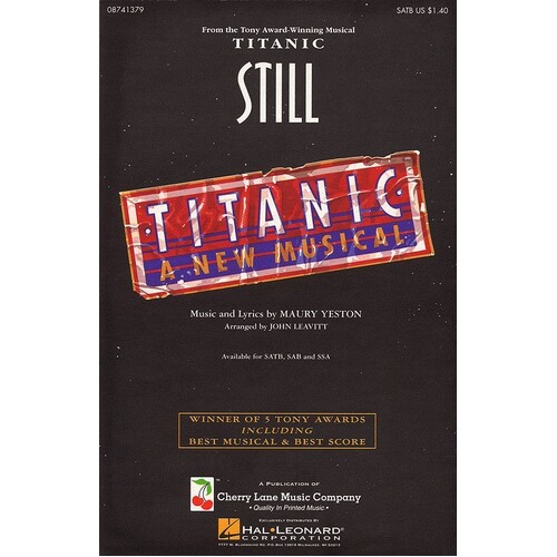 Still From Titanic Broadway SATB (Octavo)