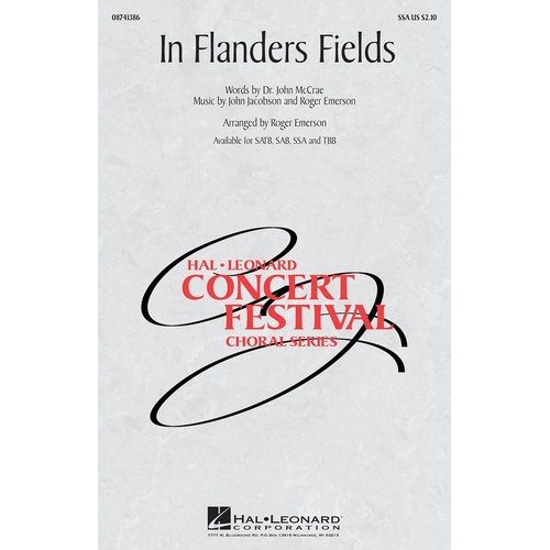 In Flanders Fields SSA (Octavo)