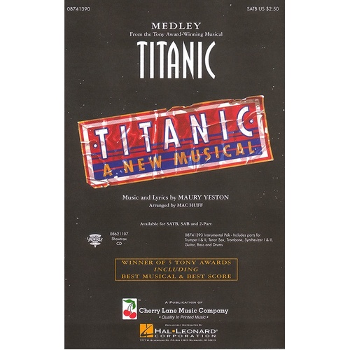 Titanic Medley Broadway SATB 