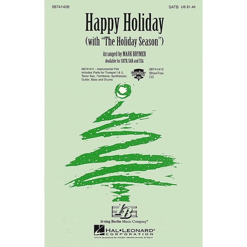 Happy Holiday SATB (Octavo)