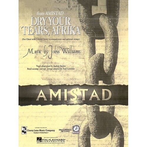 Dry Your Tears Afrika From Amistad 2 Pt Opt Concert Band 