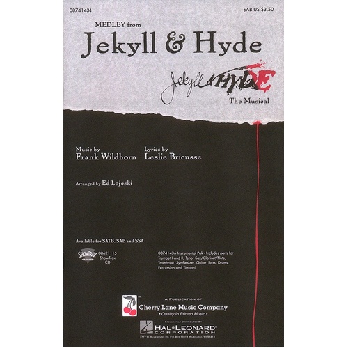 Jekyll And Hyde Medley SATB 