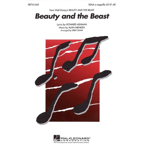 Beauty And The Beast SSAA/Solo A Capp (Octavo)