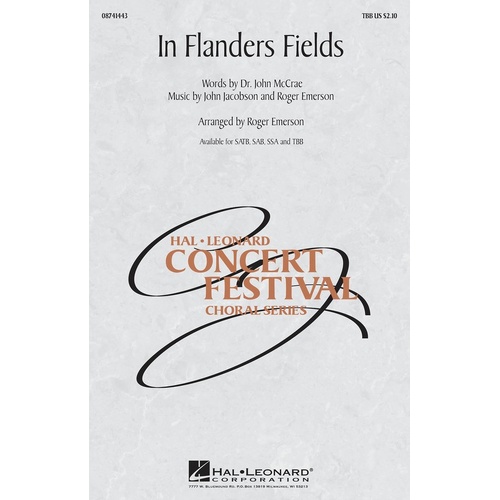 In Flanders Fields Tbb (Octavo)