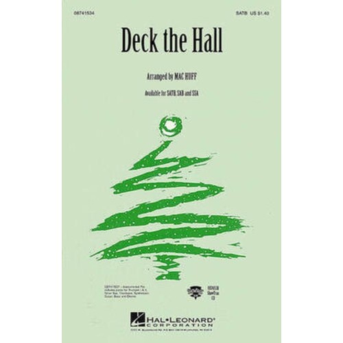 Deck The Hall SAB Arr Huff