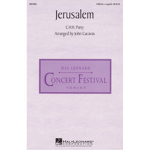 Jerusalem Chariots Of Fire SATB A Capp (Octavo)