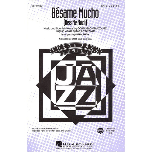 Besame Mucho ShowTrax CD Arr Shaw (CD Only)