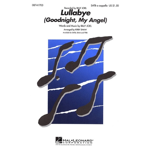 Lullabye Goodnight My Angel SSAA A Cappella (Octavo)