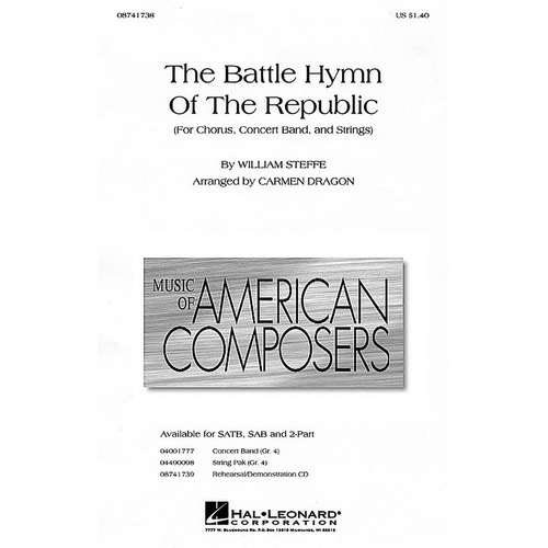 Battle Hymn Of The Republic SATB (Octavo)