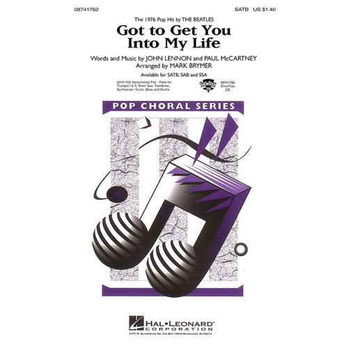 Got To Get You Into My Life SATB (Octavo)