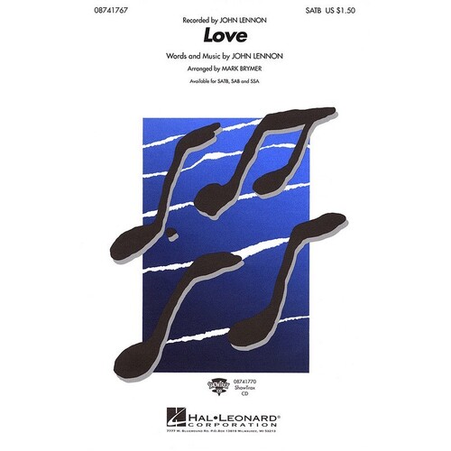 Love SATB Arr Brymer