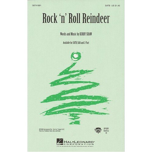 Rock N Roll Reindeer SATB