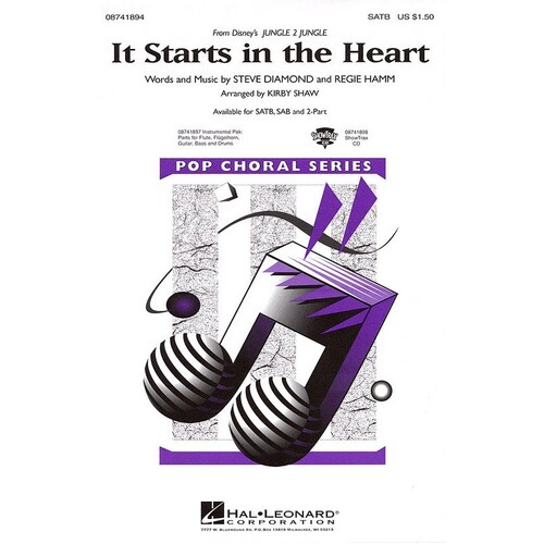 It Starts In The Heart SATB Arr Shaw