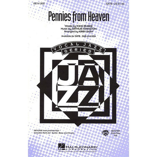 Pennies From Heaven SATB Arr Shaw