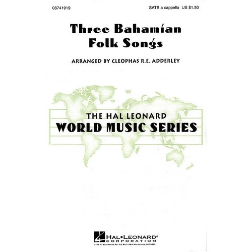 Bahamain Folk Songs 3 SATB Acap